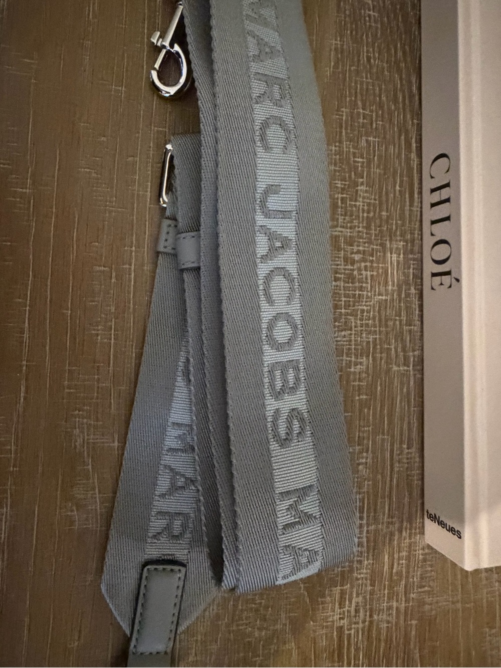 Marc Jacobs Gray Woven Detachable Messenger Strap - Picture 4 of 8